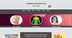 Desktop Screenshot of premieracupuncture.com